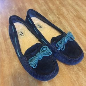 UGG Meena moccasins midnight blue suede